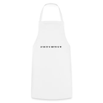 Ciudad Juárez, Mexique - Tablier de cuisine - blanc - Devant - AI Model Male 185 dark (185cm)