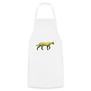 Ocelot - Cooking Apron - white - Front - AI Model Male 185 dark (185cm)