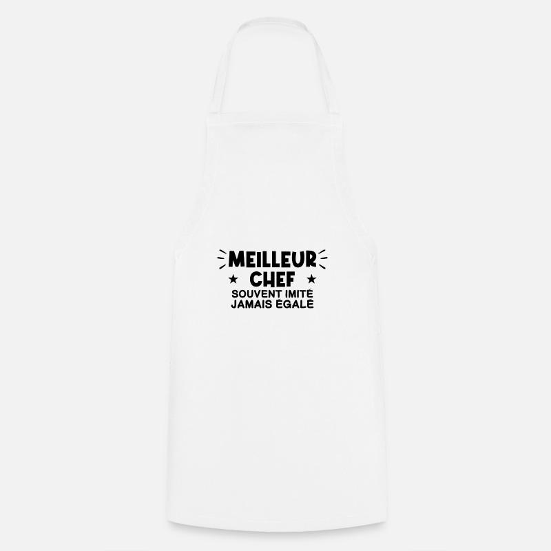 Chef | Je suis le meilleur Chef - Tablier de cuisine - blanc