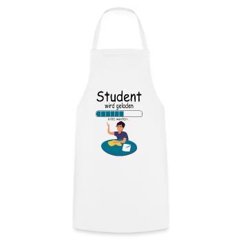 für Neue Angehende Studenten Studienanfänger Baby - Kochschürze - Weiß - Vorne - AI Model Male 185 dark (185cm)
