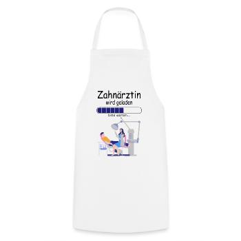 Angehende Zahnärzte Zahnärztin Ausbildung Baby - Kochschürze - Weiß - Vorne - AI Model Male 185 dark (185cm)
