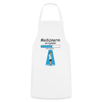 Medizin Studienbeginn für Studentin Baby - Kochschürze - Weiß - Vorne - AI Model Male 185 dark (185cm)