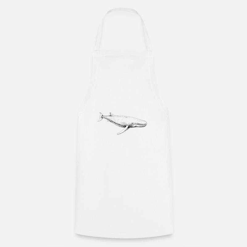 Sperm whale - Cooking Apron - white