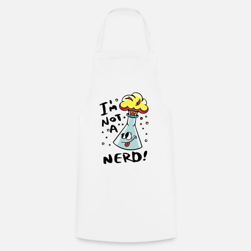 Je ne suis pas un nerd - Tablier de cuisine - blanc