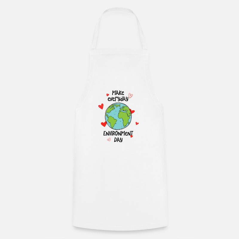 Make everyday environment day - Kochschürze - Weiß