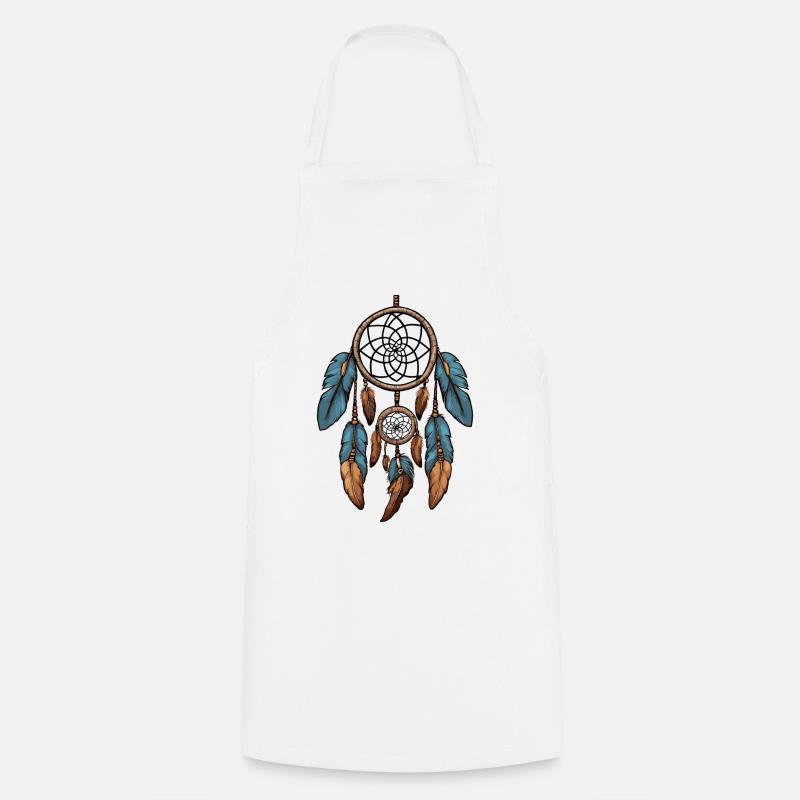Attrape-rêves - Tablier de cuisine - blanc