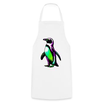 Pingouin - Tablier de cuisine - blanc - Devant - AI Model Male 185 dark (185cm)
