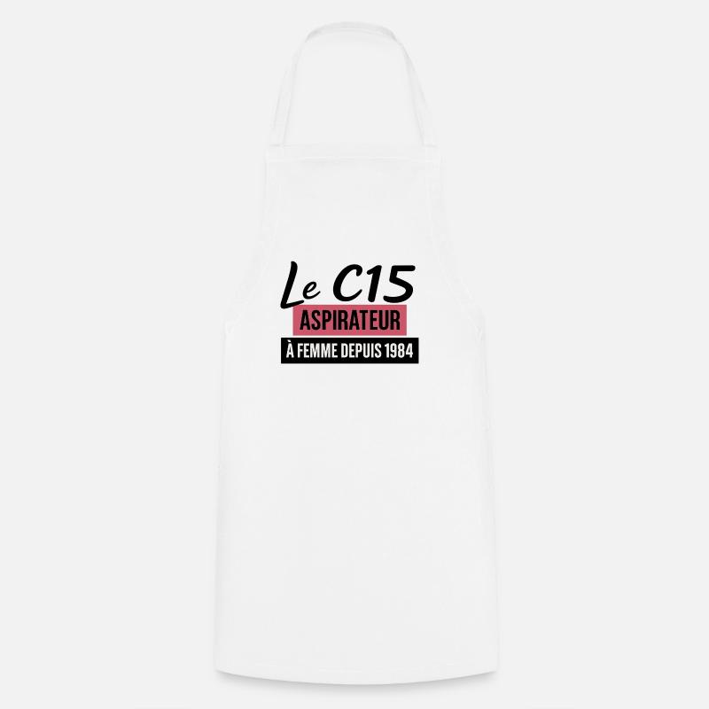 C15 - Tablier de cuisine - blanc