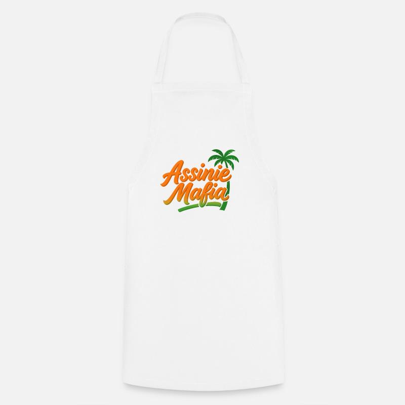 assinie Mafia - Tablier de cuisine - blanc