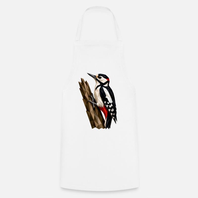 Pic polygonal - Tablier de cuisine - blanc
