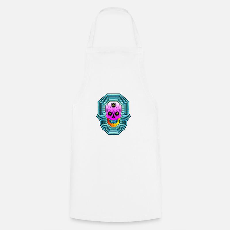 Hypnoskull - Tablier de cuisine - blanc