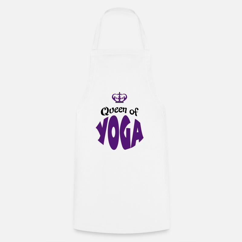 yoga - Tablier de cuisine - blanc