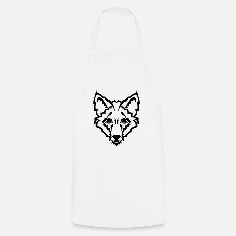 fox - Cooking Apron - white