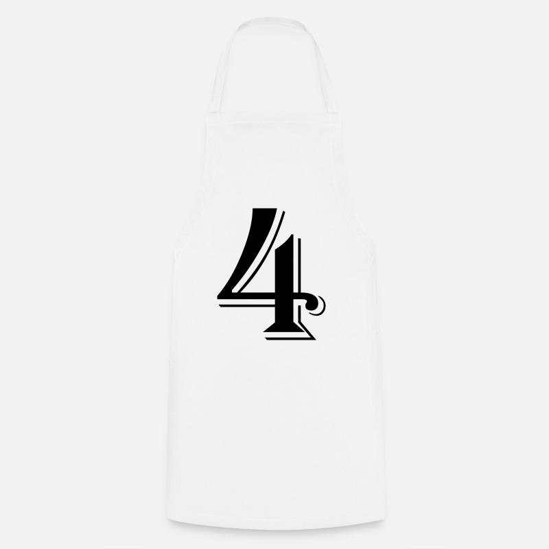 4 - Tablier de cuisine - blanc