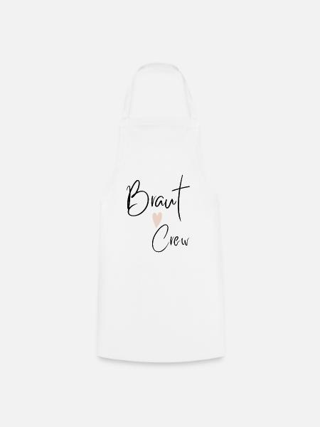BRAUT crew - Kochschürze - Weiß