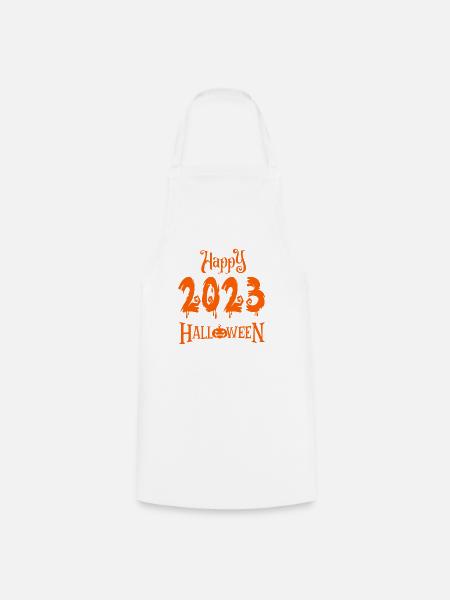 Frohes Halloween 2023 - Kochschürze - Weiß