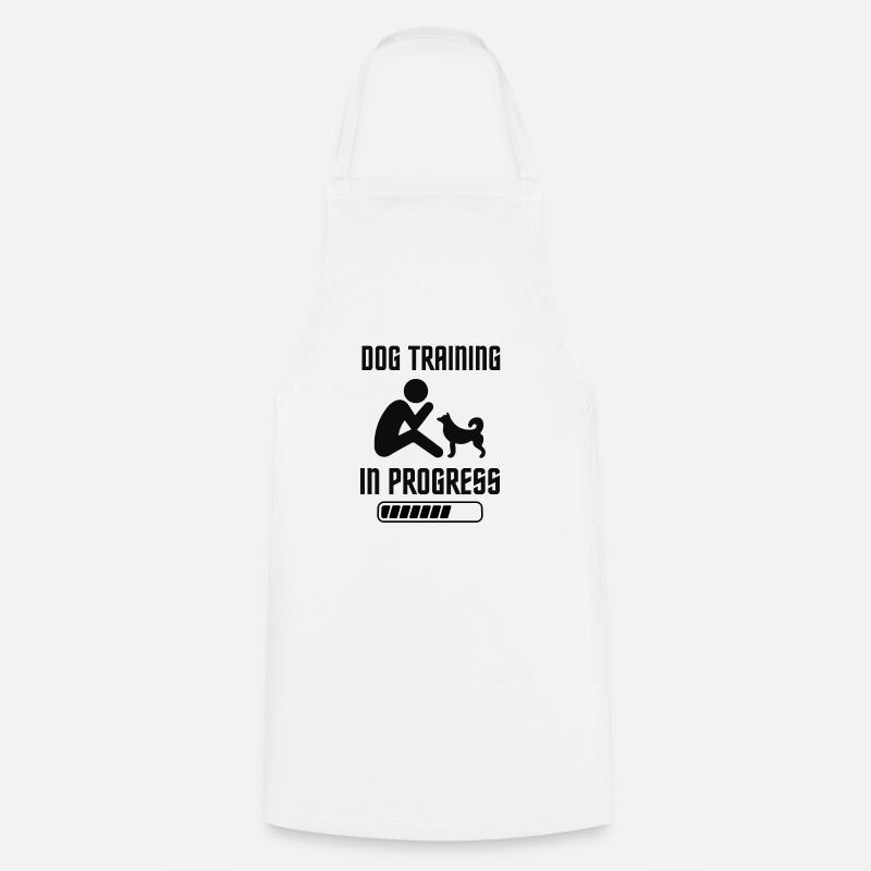 Dog training - Cooking Apron - white