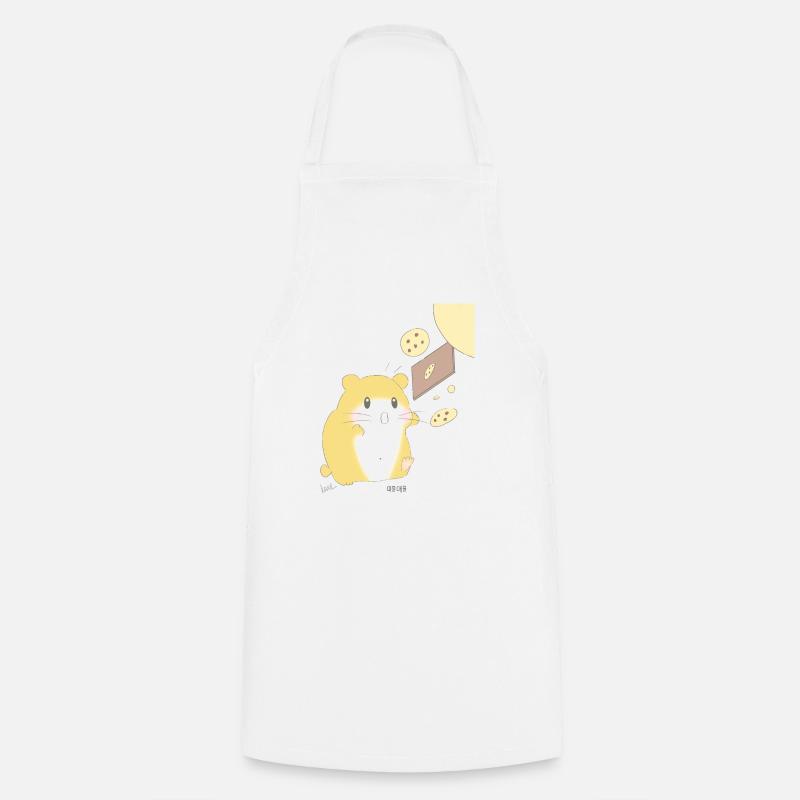 Backen Hamster Korea - Kochschürze - Weiß