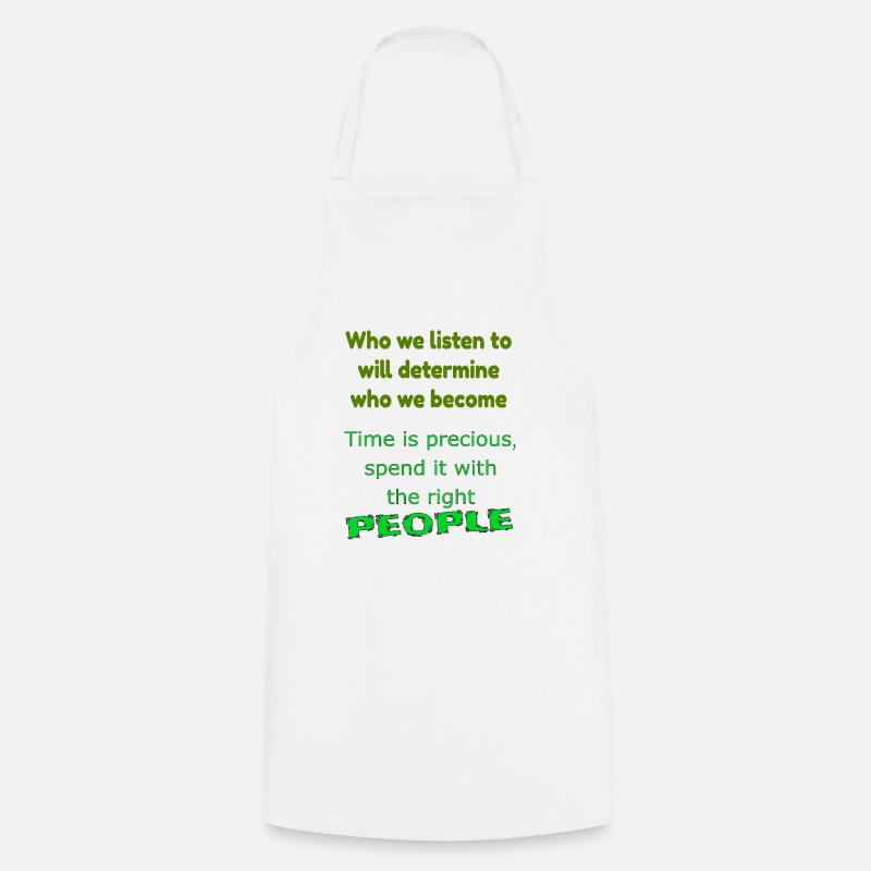 PEOPLE - Tablier de cuisine - blanc