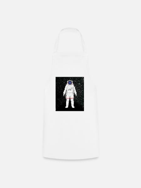 Astronaut im Kosmos - Kochschürze - Weiß