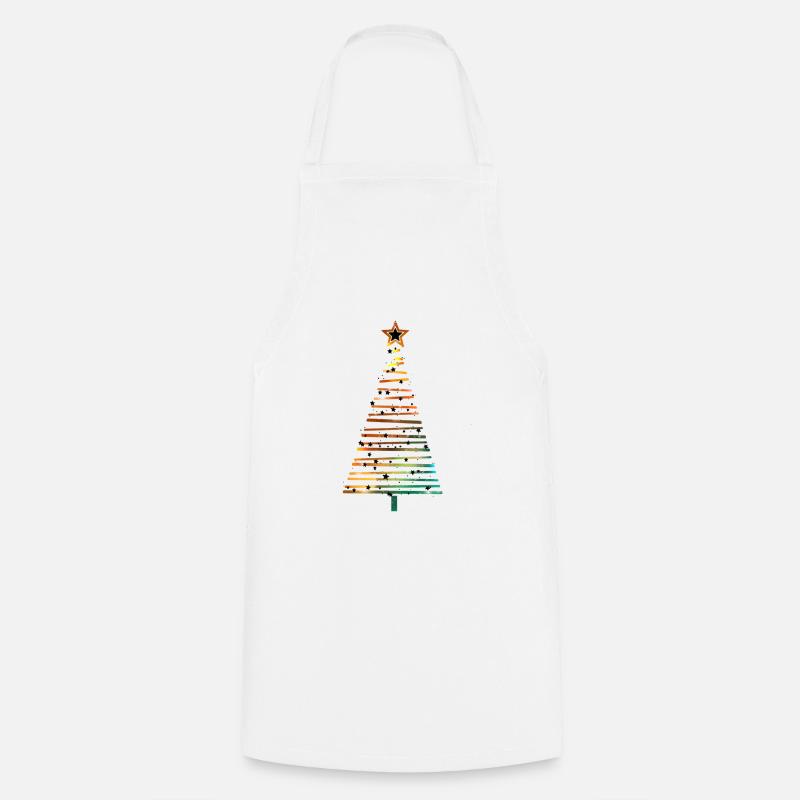 Sapin de Noël - Tablier de cuisine - blanc