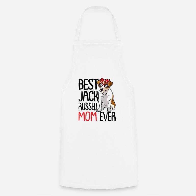 Jack Russell Russel - Kochschürze - Weiß