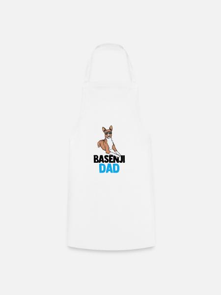 Basenji - Kochschürze - Weiß