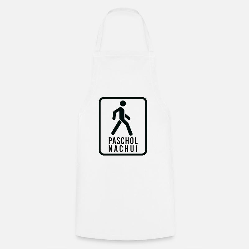 Paschol Nachui Bratan - Kochschürze - Weiß