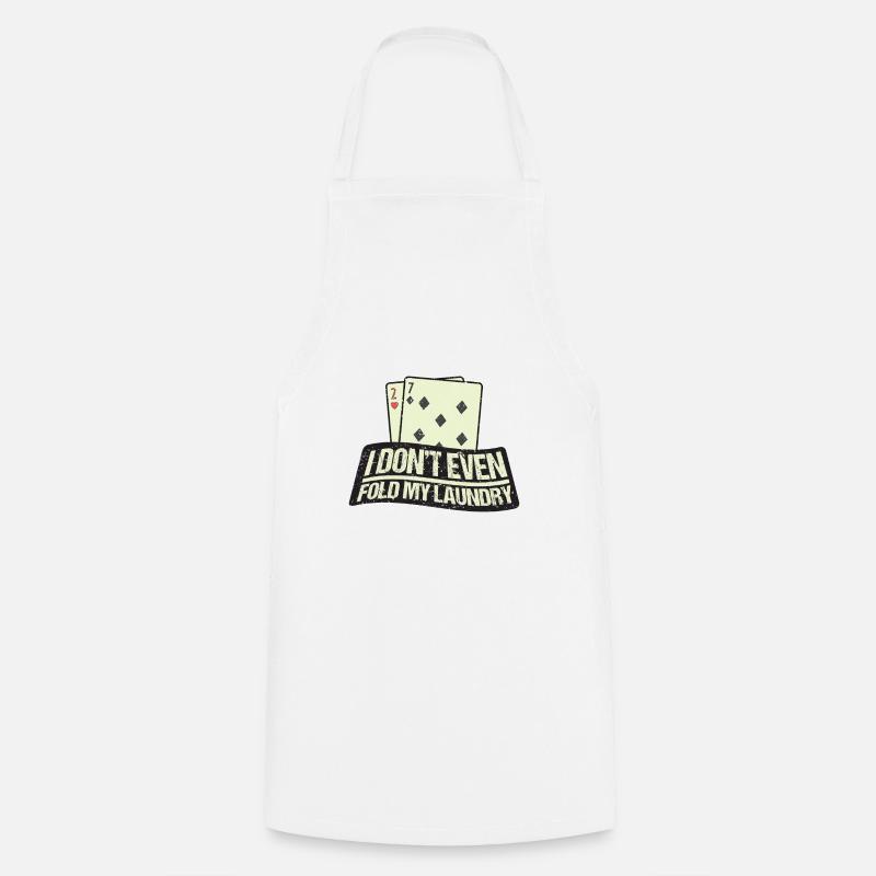 Poker - Cooking Apron - white