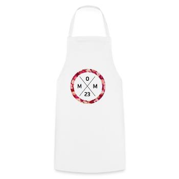 Maman 2023 Rose - Tablier de cuisine - blanc - Devant - AI Model Male 185 dark (185cm)