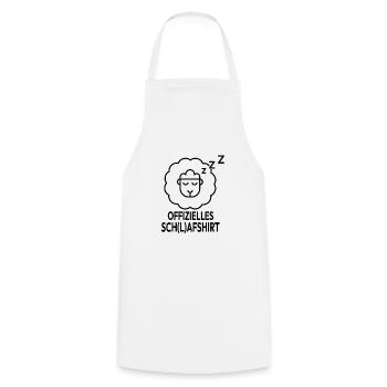 Offizielles (l)afshirt Schaf Humor Geschenkidee - Kochschürze - Weiß - Vorne - AI Model Male 185 dark (185cm)