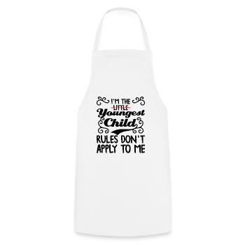 Family Kids Siblings Funny Gift Idea - Cooking Apron - white - Front - AI Model Male 185 dark (185cm)