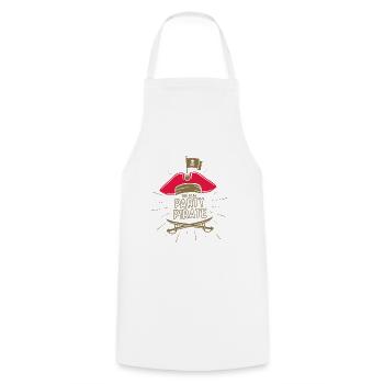 Le vrai pirate du parti - Tablier de cuisine - blanc - Devant - AI Model Male 185 dark (185cm)