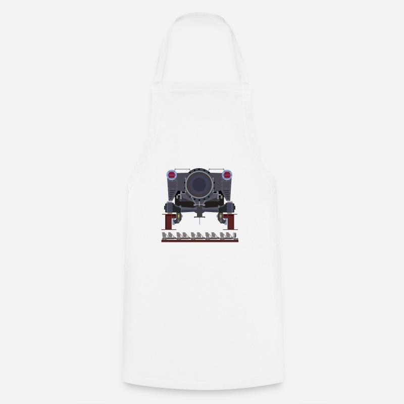 Steel Vengeance Rollercoaster Train - Cooking Apron - white
