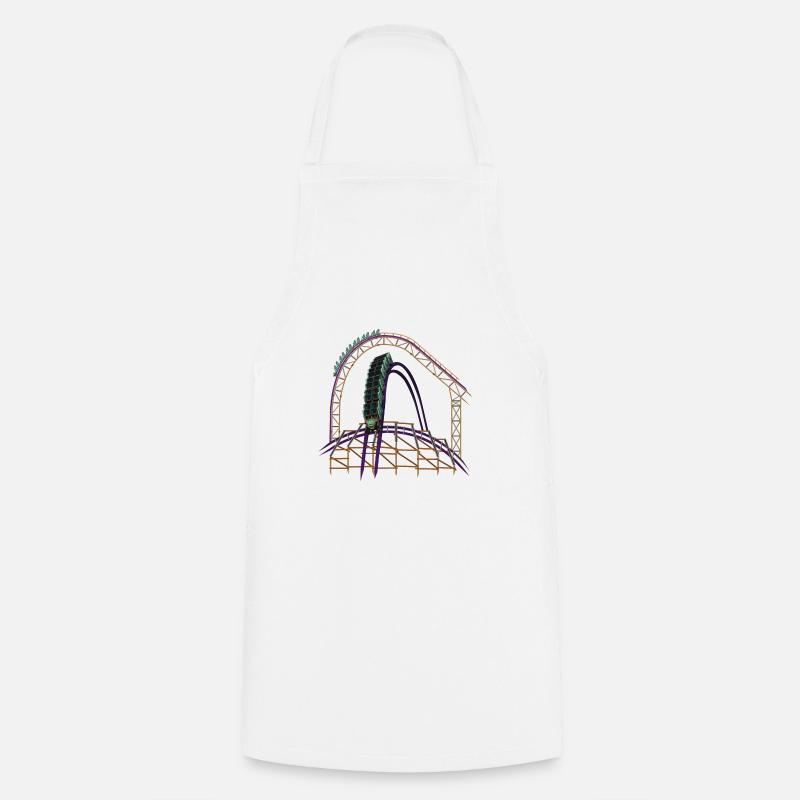 Conception de temps d'antenne Iron RMC Gwazi - Tablier de cuisine - blanc