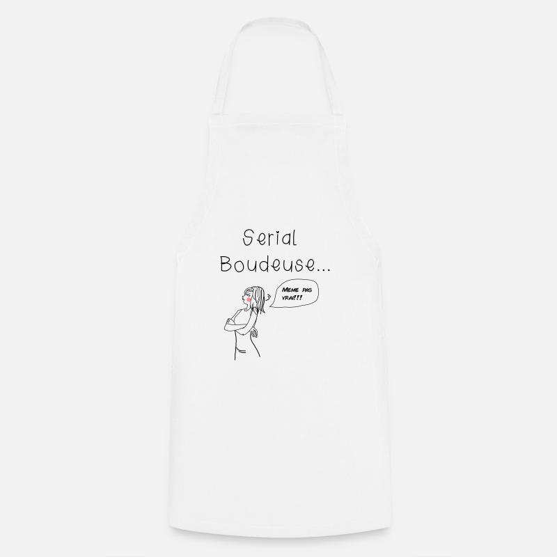 La boudeuse - Tablier de cuisine - blanc
