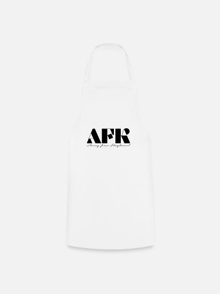 AFK Away from Keyboard - Kochschürze - Weiß