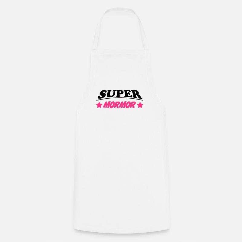 Super mormor - Cooking Apron - white