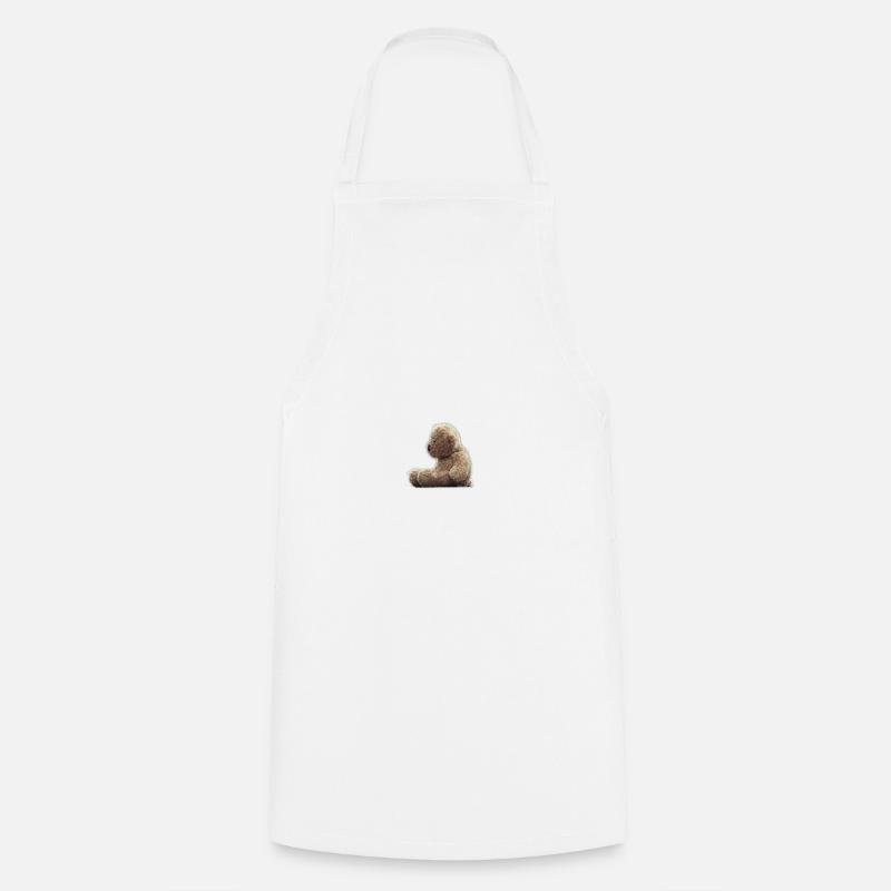 teddy bear - Cooking Apron - white