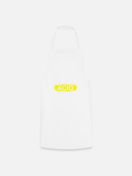 Acid Splat Techno Trance House Jazz 303 - Kochschürze - Weiß