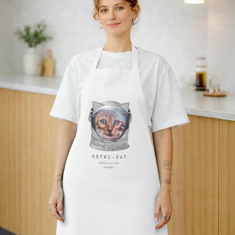 Astro chat Chat de l’espace Chat astronaute Chat dans l’espace Tablier de cuisine