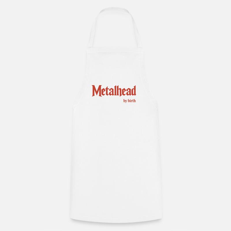 Métalleux - Tablier de cuisine - blanc