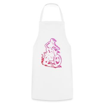 Motocross Graphics for Motocross - Cooking Apron - white - Front - AI Model Male 185 dark (185cm)