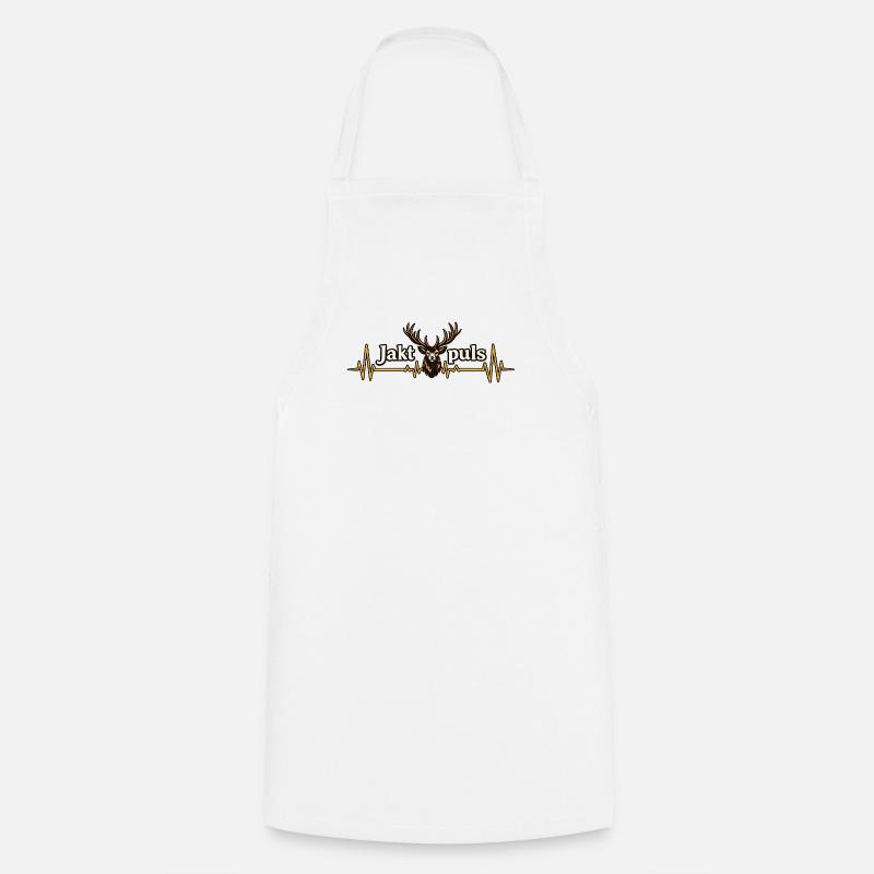 Hunting Pulse Heart - Cooking Apron - white