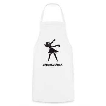 DABBING HANKA - Kochschürze - Weiß - Vorne - AI Model Male 185 dark (185cm)