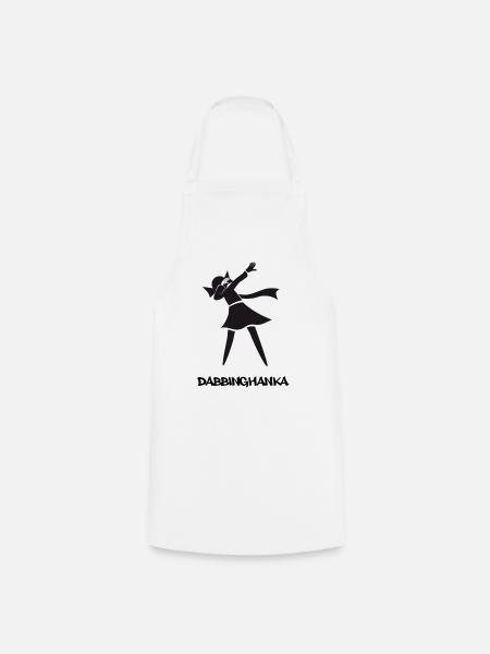 DABBING HANKA - Cooking Apron - white