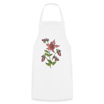 Fleur - Tablier de cuisine - blanc - Devant - AI Model Male 185 dark (185cm)