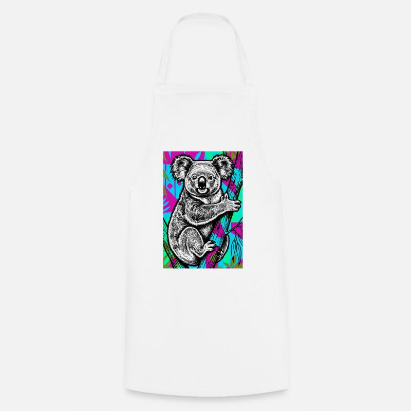 Koala - Tablier de cuisine - blanc