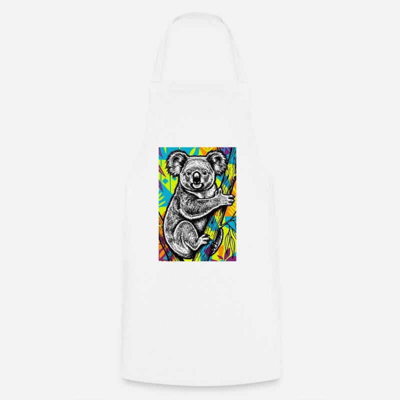 Koala - Kochschürze - Weiß
