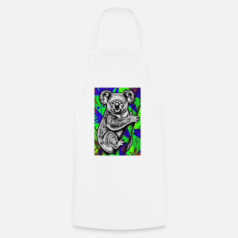 Koala - Tablier de cuisine - blanc